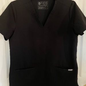 Figs Casma 3 pocket scrub top, size small